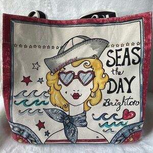 Brighton Seas the Day Tote Beach Bag Beach Core